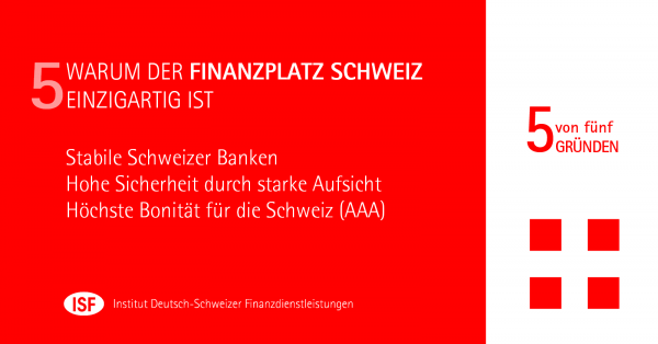 Warum der Schweizer Finanzplatz einzigartig ist - Teil V