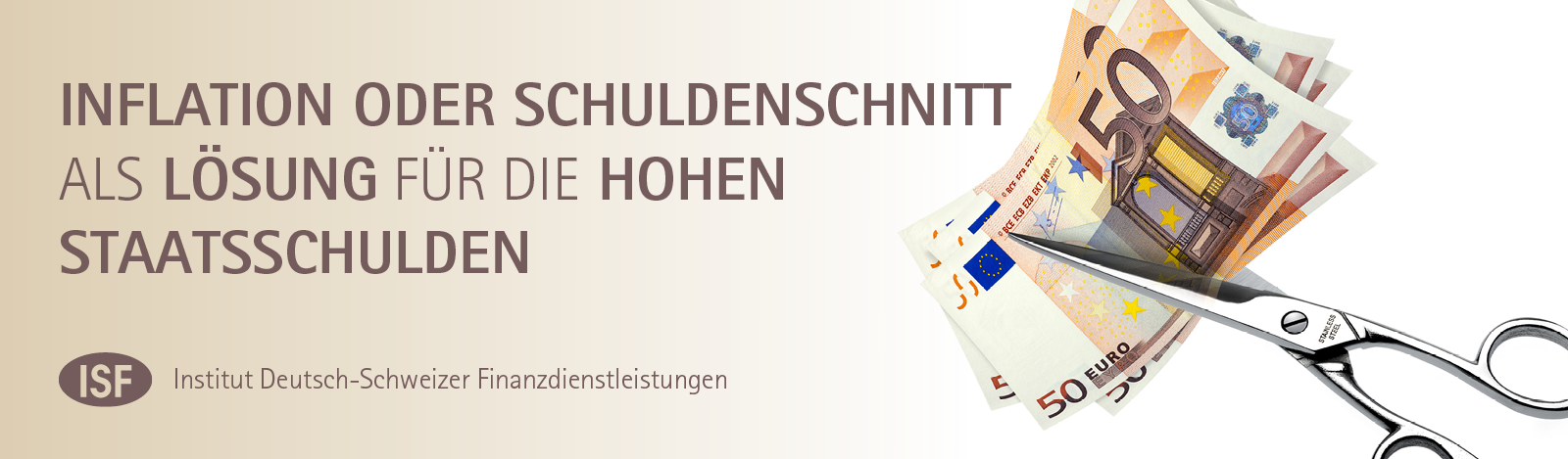 Inflation oder Schuldenschnitt als Lösung für die Staatsschulden